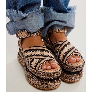 Amambaih Carmen Hand Woven Platform Sandal
